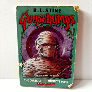 Goosebumps Book The Curse of the Mummy's Tomb #5 RL Stine 1993 1st Ed No Number